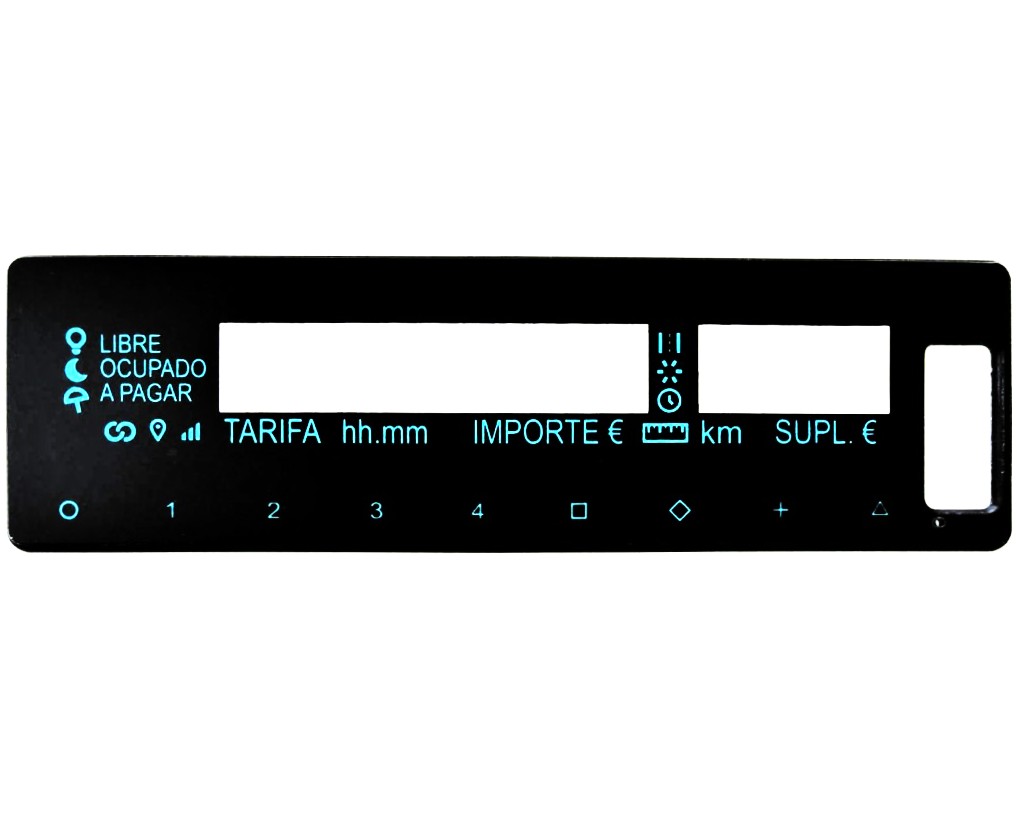 Carátula metacrilato