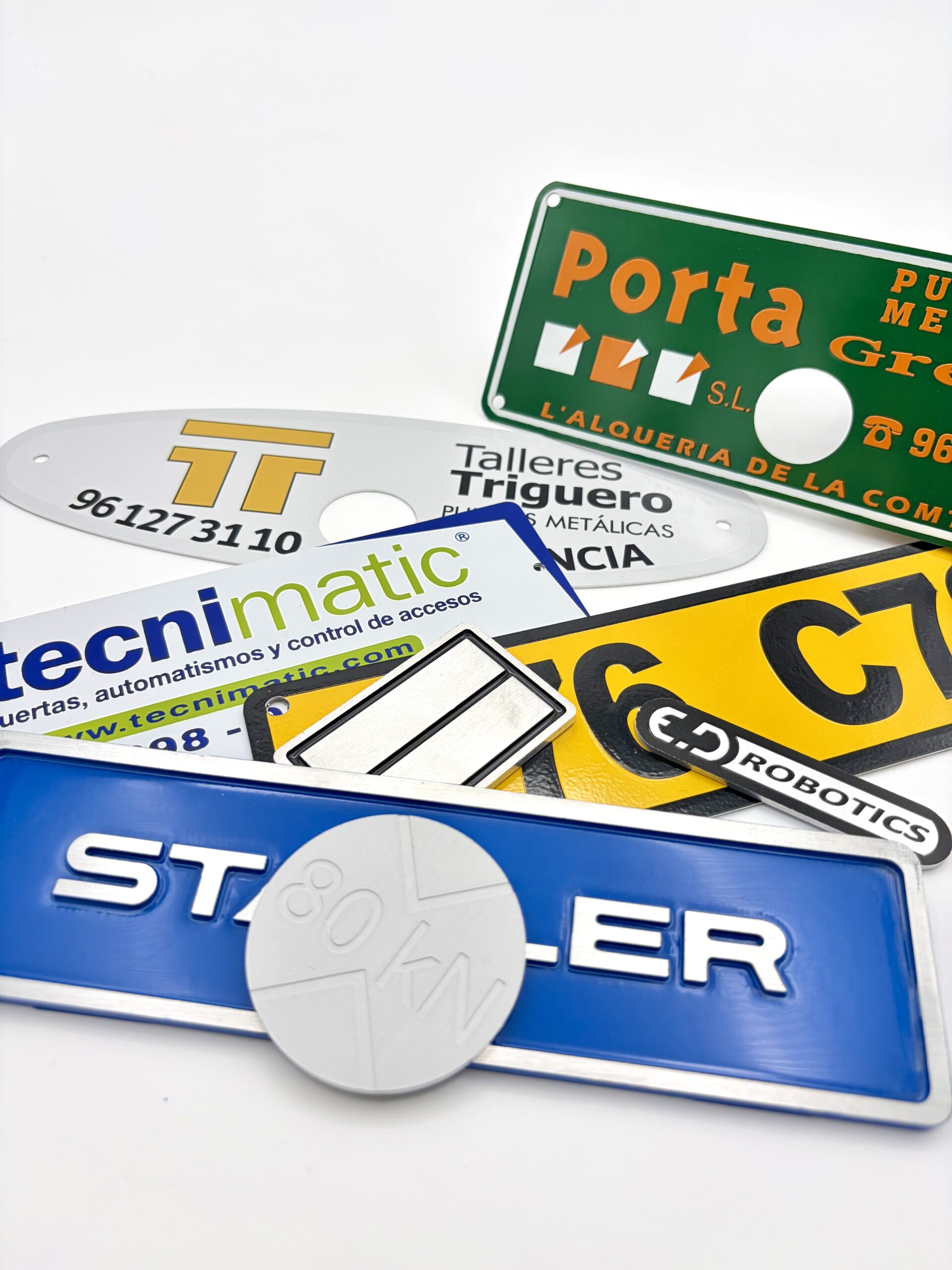 placas grabadas
