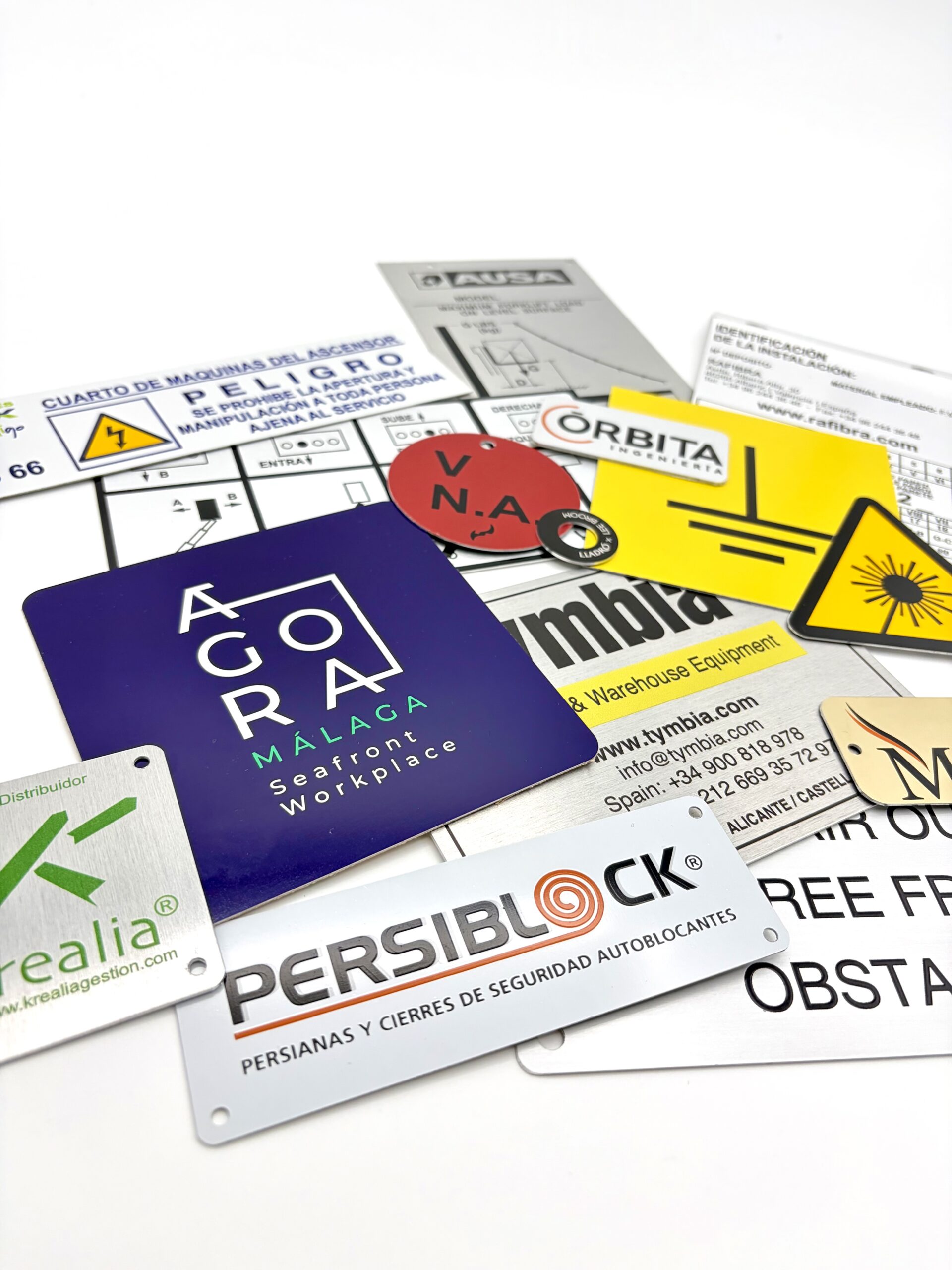 Placas de aluminio